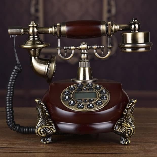 רטרו רטרו טלפון אמריקאי חיוג קווי חיוג טלפוני קישוט טלפוני שולחן משרדי טלפון קלאסי לחדר דחיפה לחדר
