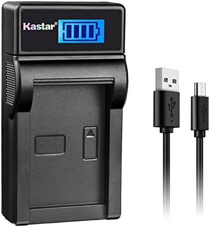 KASTAR LCD מטען USB SLIM עבור SONY NP-FW50 ו- Alpha 7 7R 7R II 7S A7R A7S A7R II A5000 A5100 A6000