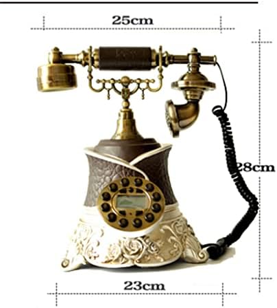 ZLXDP רטרו קווי קווי קווי טלפון עתיק טלפון עתיק ביתי ריהוט ביתי