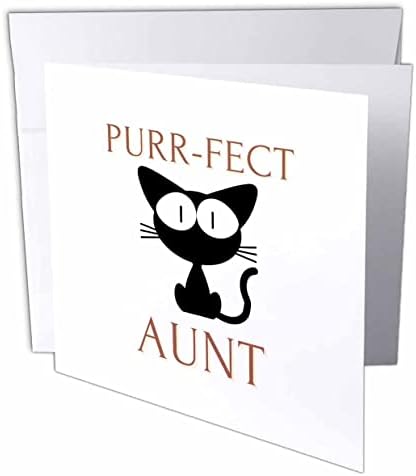 תמונת 3 של חתול מוזר עם טקסט של דודה פטורה -פטורה - כרטיסי ברכה