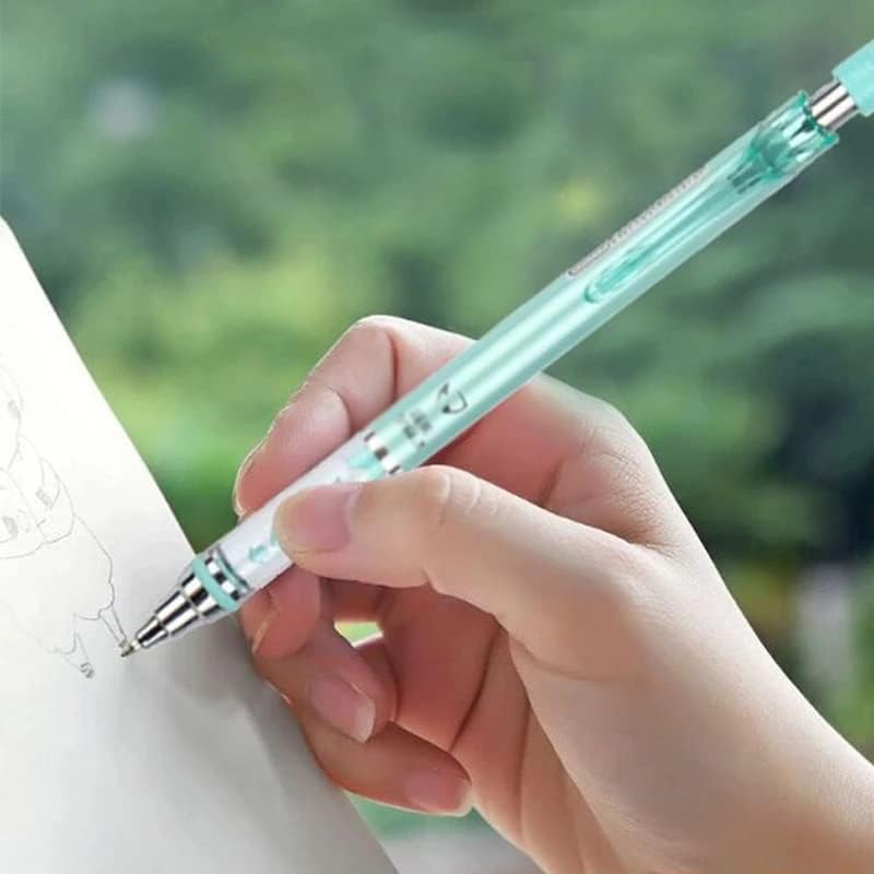 Quul 4pc 0.9 ממ עיפרון מכני עיפרון אוטומטי משרדי כתיבת בית ספר לרישום ציור ציור ציוד סטודנטים