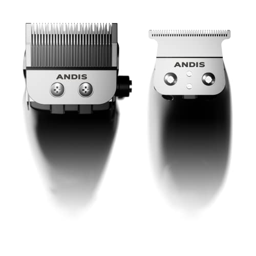 אנדיס 24810 מקצועי ציר ו ספידמאסטר שיער גוזז וזקן גוזם ציר מנוע סט, שחור