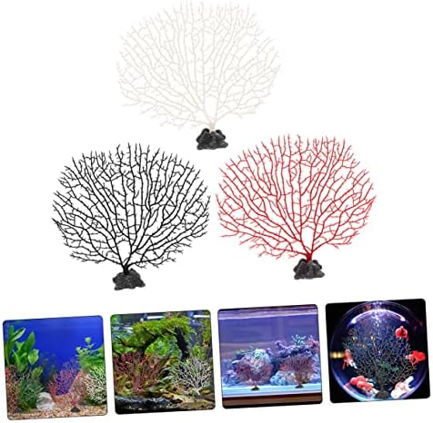 פטקאו 6 יחידות סימולציה אלמוגים קישוטי ים ברזל עץ שרף צמח