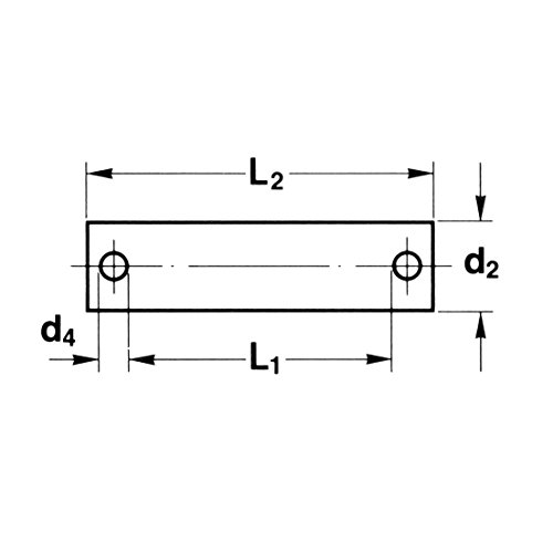 Ametric LF 384 CP LF/LL SERIES CHAIN ​​CHAIN, LL 2444 מספר ISO, 38.1 ממ המגרש, שרוך 4x4 צלחות, 46.5 ממ רוחב
