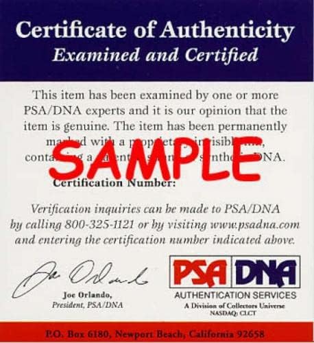 George Cisar PSA DNA COA Autograpth League National Leagut