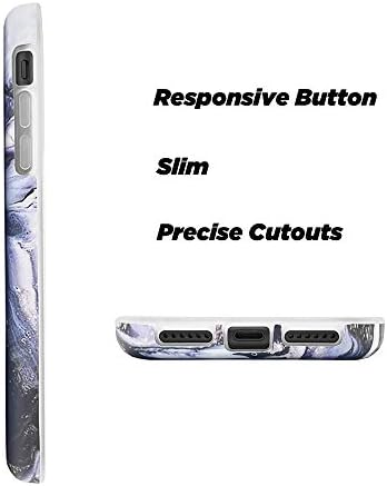 מקרה תואם עם אייפון 11 6.1 מקרה שיש עיצוב ברור פגוש קשיח מחשב עמיד הלם רך דק גומי סיליקון כיסוי טלפון
