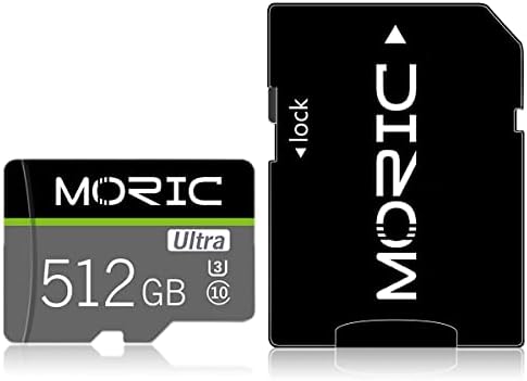 כרטיס זיכרון מיקרו 512 ג ' יגה-בייט עם כרטיס זיכרון מתאם כרטיס זיכרון במהירות גבוהה 10 לטלפון