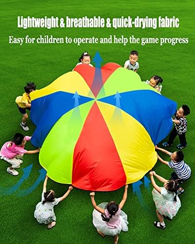 ילדים לשחק קשת מצנח, למבוגרים ילדים משפחה משחקי עבודת צוות משחקים חיצוני דשא משחקים מצנח עבור 6-100 אנשים