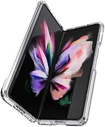 מוצרי Speck Presidio Clear Perfect Clear Samsung Galaxy Z Fold3 5G Case, ברור/ברור
