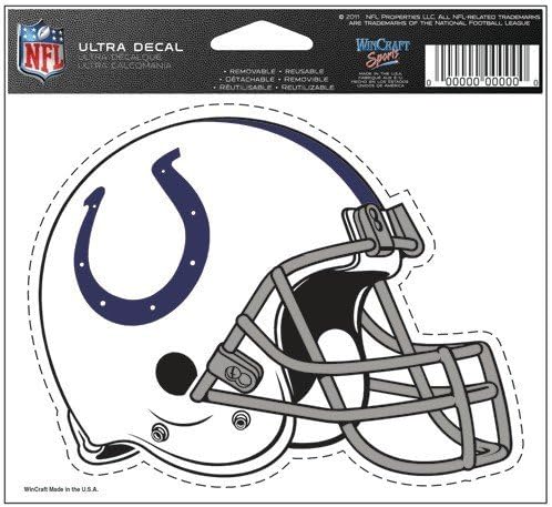 Wincraft NFL אינדיאנפוליס קולטס מדבקות צבעוניות רב-שימושיות, 5 x 6