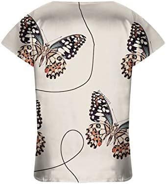 חולצות נשים של נוקמופו פלוס שרוול קצר אופנה הדפס מזדמן הדפס מזדמן