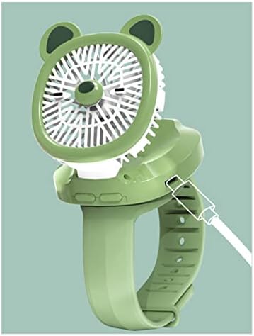 מאוורר שעון חדש מטען USB טעינה מצוירת מאוורר צמיד לילדים