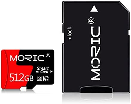 כרטיס מיקרו 512 ג ' יגה-בייט במהירות גבוהה 10 כרטיס זיכרון לטלפון נייד, טאבלטים, מצלמות עם מתאם