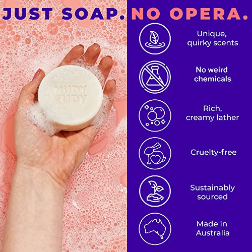 נודי רודי טבעי בר סבון / 3 חבילה מגוון אורגני חמאת שיאה סבון ברים / לחות גוף סבון ברים לגברים