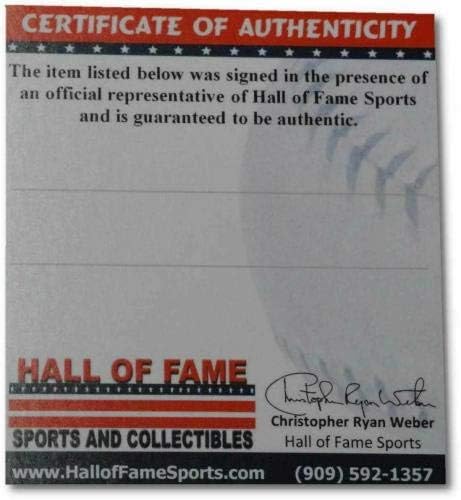 ג'וש לינדבלום חתום על חתימה על חתימה MLB בייסבול לוס אנג'לס דודג'רס COA - כדורי חתימה