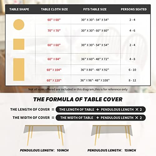 מפת שולחן יום פטריק הקדוש 60 על 60 אינץ', באפלו משובץ שמרוק אקליפטוס שולחן כיסוי למסיבה פיקניק ארוחת