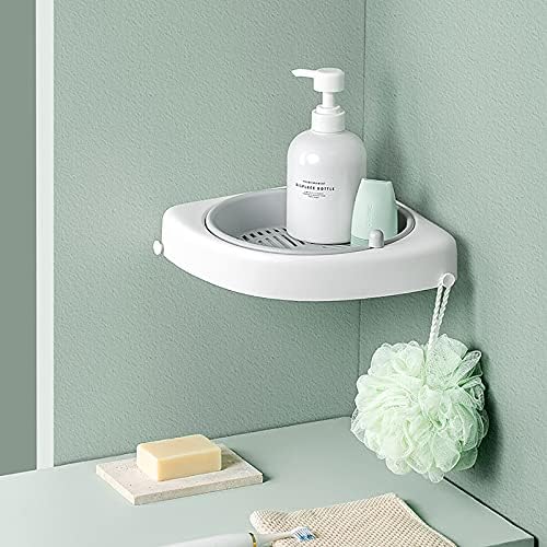 WXXGY מדף מקלחת סיבוב פינת קיר קיר רכוב מדף אמבט