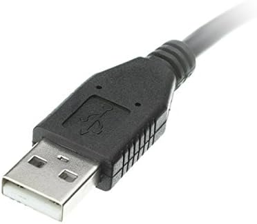 ACL 10 רגל USB 2.0 זכר ל B מדפסת/כבל מכשיר זכר, שחור, 10 חבילה