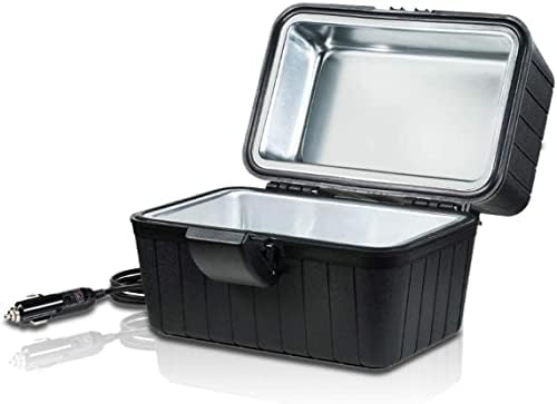 Vaygway 12V קופסת אוכל חימום נייד קופסת ארוחת צהריים מבודדת חשמלית אוכל חם יותר אוניברסלי מושלם לטיולים,
