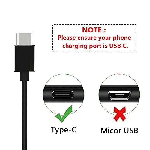 מתאם חשמל החלפה מטען קיר וקיר 10ft USB-C טעינה כבל טעינה עבור LENOVO SMART TAB TAB M10 M10 HD M10 FHD פלוס P10