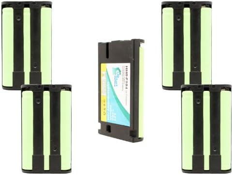 5 חבילות - החלפה לסוללת Panasonic KX -TG4500B - תואם לסוללת טלפון אלחוטי Panasonic