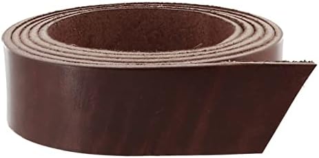 רצועת עור של וויקט וקרייג 'רתמה מסורתית', שוקולד, 55 עד 60 אורך, 9-11oz