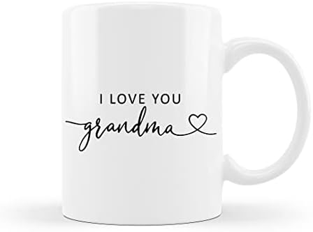 אמהות יום מתנות הטובות ביותר עבור סבתא קשישים - אני אוהב אותך סבתא 11 עוז לבן קפה ספל עם - חג המולד