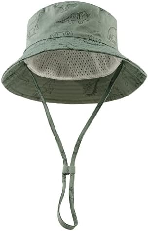 דינוזאור תינוקות כובע כובע כותנה פעוטות כובעי דלי דלי כובעים קיץ הגנה על כובע לילדים