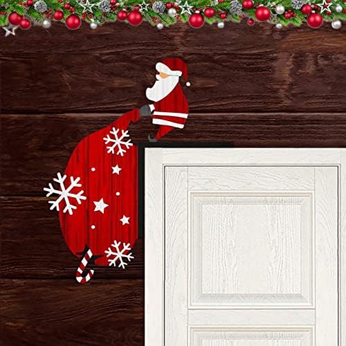 חג המולד סנטה איש שלג כובע דלת פינת קישוט חג המולד