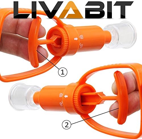 Livabit חבילה כפולה תגובה ראשונה כלי בטיחות ערכת חירום ארס עוקץ עוקץ משאבה ומשאבת SOS Survival Multi Tool Pack