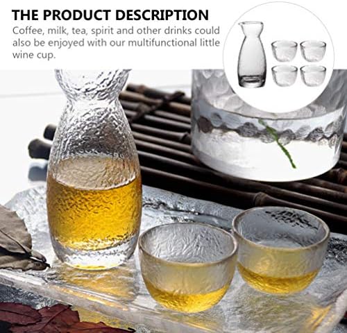 קאבילוק 1 מטה סט קרום מים סט זכוכית בסגנון יפני ערכת זכוכית סיר יין כוסות סיר סיר סיר סיר קומקום וכוס