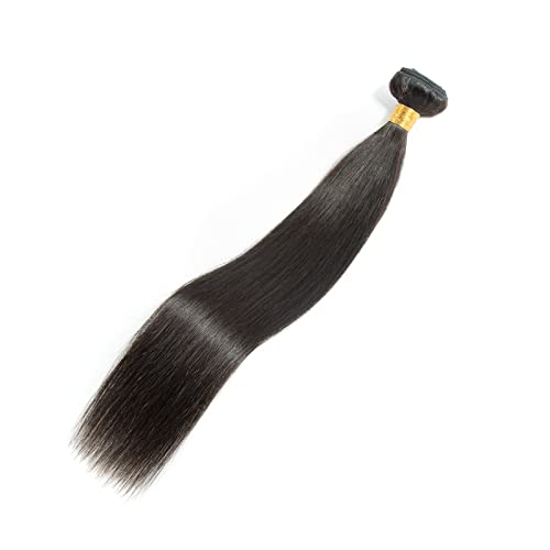 ישר חבילות שיער טבעי חבילות 14 אינץ 10 כיתה לא מעובד שיער ברזילאי לא מעובד שיער הרחבות עבור
