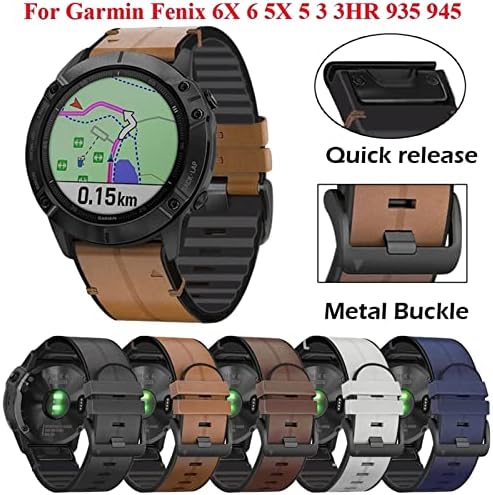 MGTCAR QuickFit שעון רצועה עבור Garmin Fenix ​​7 7x 6 6x Pro 5x 5 Plus 3HR 935 945 S60 Silicone Silicone