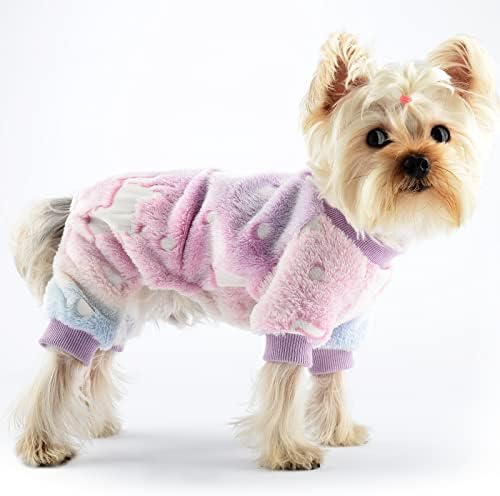 כלב פיג ' מה לכלבים קטנים, זוהר בחושך עניבה לצבוע חד קרן כלב סוודר, סופר רך קטיפה חומר זעיר כלב בגדי תלבושות