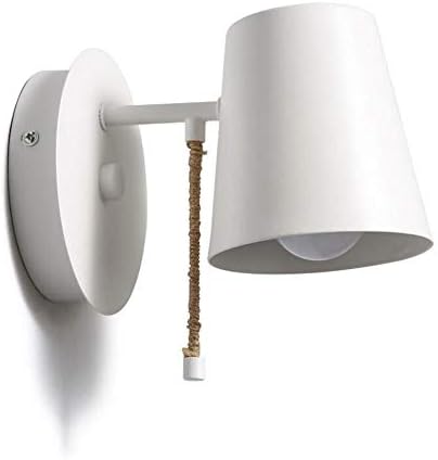 מנורת קיר WSZJJ - קיר קיר מנורת קיר מודרנית עם חוט עכשווי קיר סיבוב מתקן תאורה מנורת מיטה חדר שינה