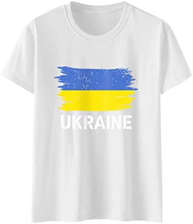 טוטו אופנה שרוול קצר חולצה אוקראינה לנשים