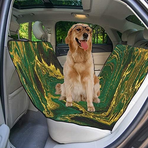 מותאם אישית זהב עיצוב צבע יצירתי אמנות הדפסת רכב מושב מכסה לכלבים עמיד למים החלקה עמיד