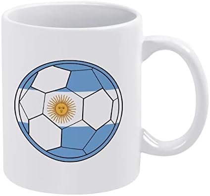 ארגנטינאי דגל כדורגל הדפסת ספל קפה כוס קרמיקה תה כוס מצחיק מתנה עם לוגו עיצוב עבור משרד בית נשים גברים-11