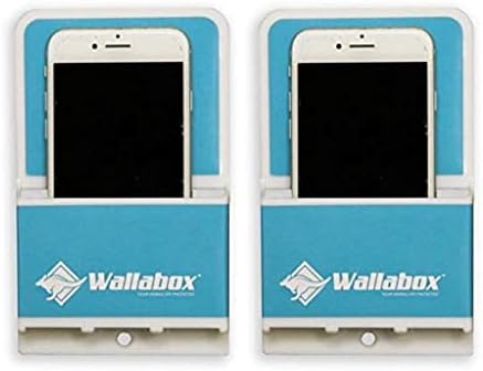 (כחול קריבי, 1 מארז-מחזיקי טלפון סלולרי אוניברסלי, קיר הר - מתאים לכל האייפון &מגבר; מכשירי אנדרואיד.