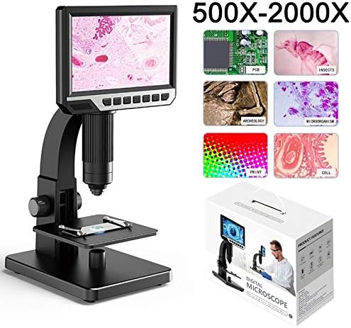 לימיי-זן מיקרוסקופ דיגיטלי 500-2000 12 מגה פיקסל עם מסך 7 אינץ ' לתא ביולוגי תעשייתי