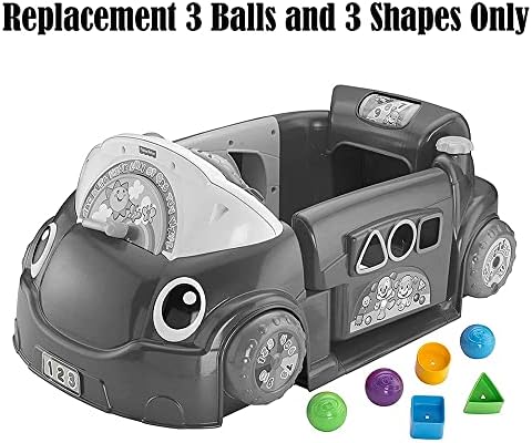 חלקי חילוף של Toys Toys לצחוק פישר -מחיר ולמד שלבים חכמים שייט סביב מכונית - BMD91 - 3 כדורים
