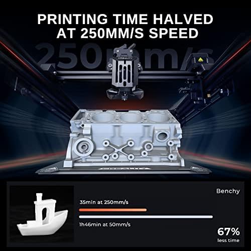 CREALITY רשמי ENDER-5 S1 מדפסת תלת מימד עם מהירות הדפסה של 250 ממ/שניות, 300 ℃ מכביש כונן ישיר של זרבובית