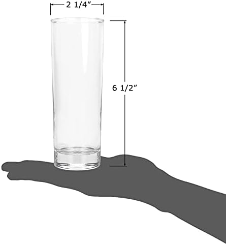 קולינס סלים מים משקאות משקפיים, 10 אונקיה-סט של 6