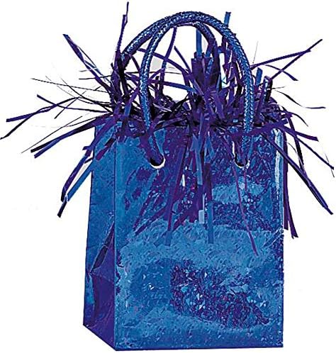 תעשיות ייחודיות משקל בלון מיני שקית מתנה, 3 x 2.5, כחול רויאל