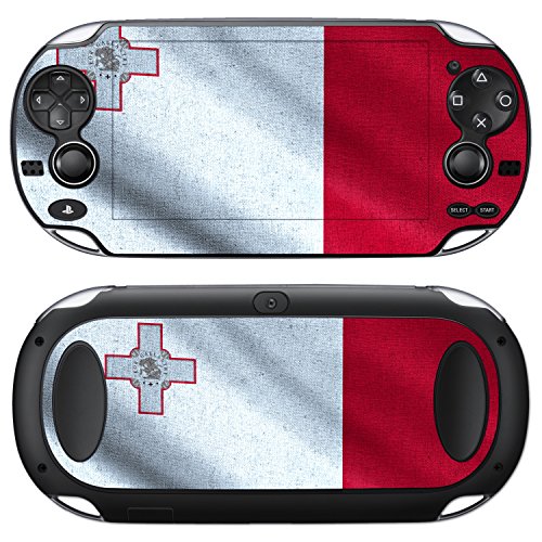 Sony PlayStation Vita Design Skin Flag of Malta מדבקה מדבקה לפלייסטיישן ויטה