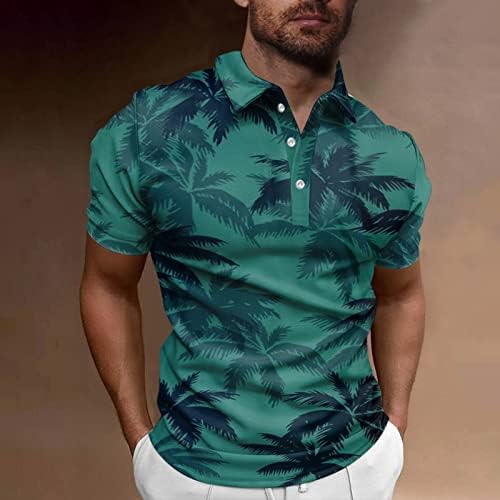 חולצות גברים של גברים בקיץ ביצועי קיץ מיקרו אלסטי שרוול קצר גולף חולצות פולו עליונות לגברים