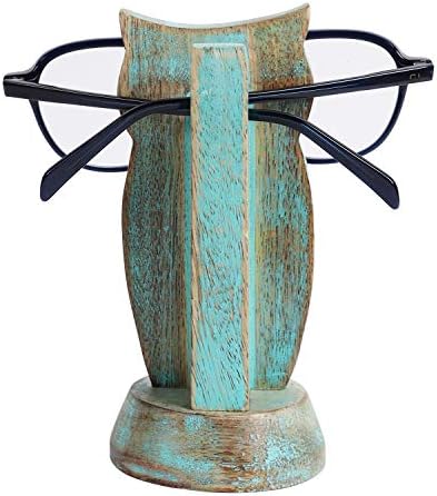 מחזיקי משקפיים כחולים עץ עץ משקפי מחזה משקפי משקפי צעד עמדת משקפי שמש אופטיים אחסון דקורטיביים משרדי שולחן משרדים
