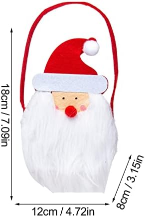 ליד זמן שקיות קריקטורה סנטה צבי בד לשאת שקיות חג המולד קישוטי 1998 בית חג המולד קישוט