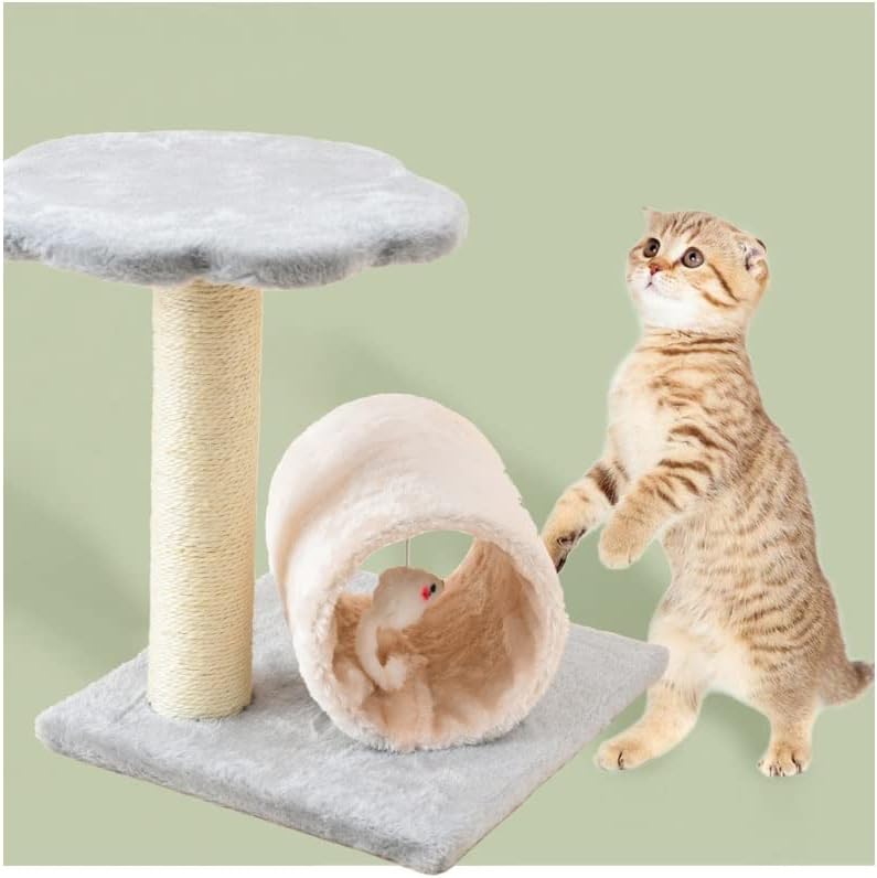 חתול טיפוס מסגרת קטן חתול קן חתול קפיצות פלטפורמת סיסל קשת גשר חתול השריטה לוח חתול שריטה טור