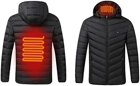 LOLMOT WINTER בגדים חמים חיצוניים מחוממים לרכיבה על סקי טעינה דיג באמצעות מעילים חמים עם משקל בינוני מחומם